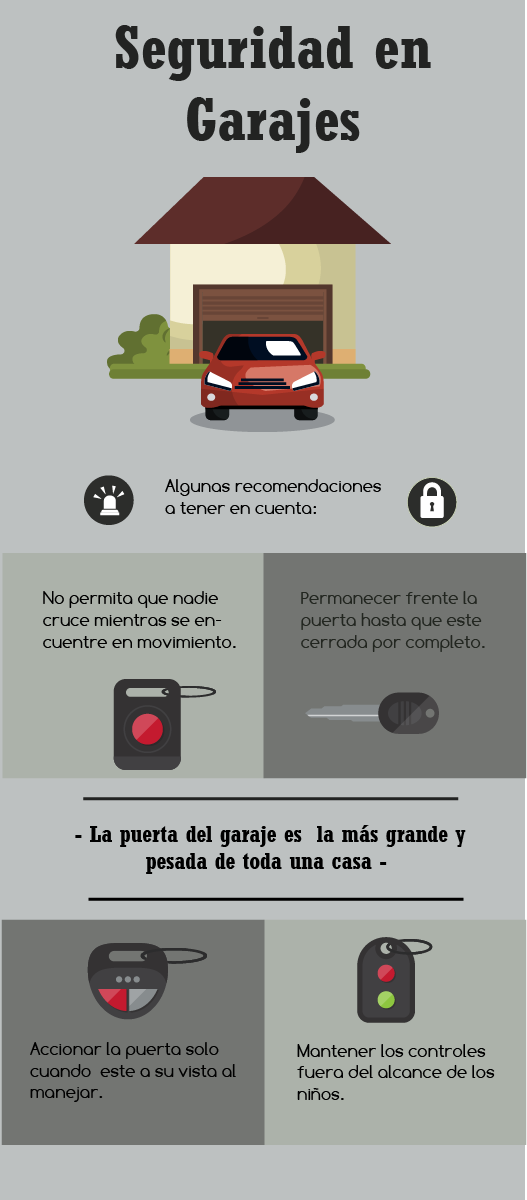 seguridad en las puertas de garaje